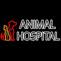 Double Stroke Animal Hospital Neontábla