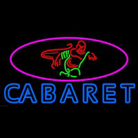 Double Stroke Cabaret Logo Neontábla