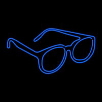 Double Stroke Glasses Logo Neontábla