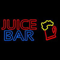 Double Stroke Juice Bar With Grapes Neontábla