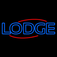 Double Stroke Lodge Neontábla