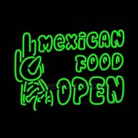 Double Stroke Mexican Food Open Neontábla