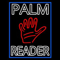 Double Stroke Palm Reader With Border Neontábla