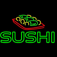 Double Stroke Sushi Neontábla