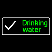 Drinking Water Neontábla