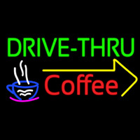 Drive Thru Coffee Neontábla