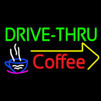 Drive Thru Coffee Neontábla