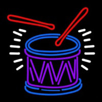 Drum And Stick Neontábla