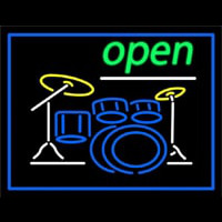 Drum Open Neontábla