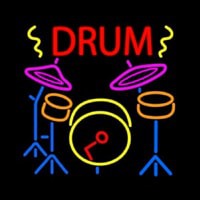 Drum Set  Neontábla
