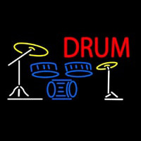 Drum Set 1 Neontábla