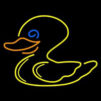 Duck Yellow Logo Neontábla
