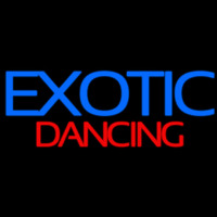 E otic Dancing Strip Club Neontábla