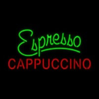 Espresso Cappuccino Neontábla