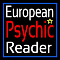European Psychic Reader Neontábla