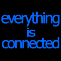 Everything Is Connected Neontábla
