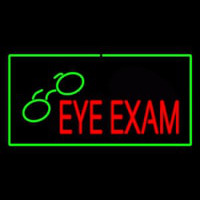 Eye E am With Green Border Neontábla