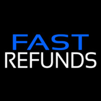Fast Refunds Neontábla