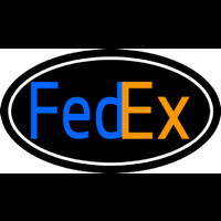 Fede  Logo With Oval Neontábla