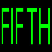 Fifth Neontábla