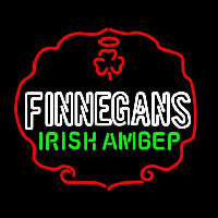 Finnegans Green Logo Beer Sign Neontábla