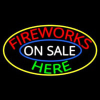 Fireworks On Sale Here Neontábla