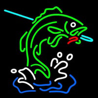 Fish Logo Neontábla
