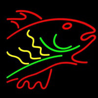 Fish Logo Neontábla