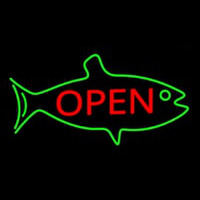 Fish Logo Open 2 Neontábla