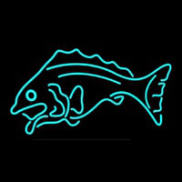 Fish Tuquoise Logo 1 Neontábla