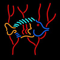 Fish With Logo Neontábla