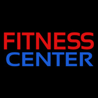 Fitness Center In Red Neontábla