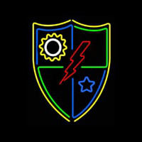 Flash Shield Logo Neontábla