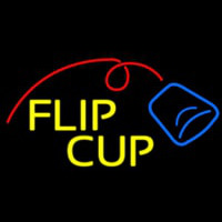 Flip Cup Logo Neontábla