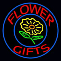 Flower Gifts In Block Logo Neontábla