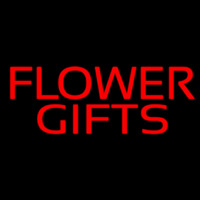 Flower Gifts In Block Neontábla