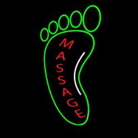 Foot Massage Logo Neontábla