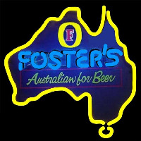 Fosters Australia Beer Sign Neontábla