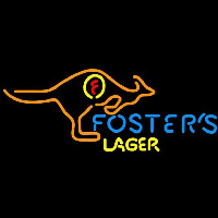 Fosters Kangaroo Beer Sign Neontábla