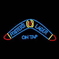 Fosters Lager Boomerang Beer Sign Neontábla