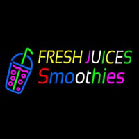 Fresh Juices Smoothies Neontábla