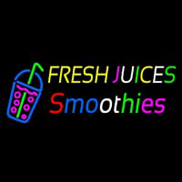 Fresh Juices Smoothies Neontábla