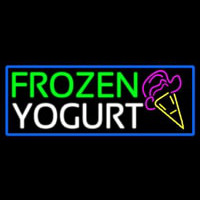 Frozen Yogurt With Logo Neontábla