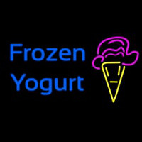 Frozen Yogurt With Logo Neontábla
