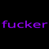 Fucker Purple Neontábla