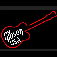 GIBSON USA ELECTRIC GUITAR Neontábla