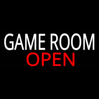 Game Room Open Neontábla