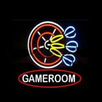Gameroom Dart Bolt Nyitva Neontábla