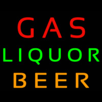 Gas Liquor Beer Neontábla