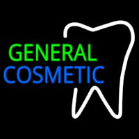 General Cosmetic With Tooth Logo Neontábla